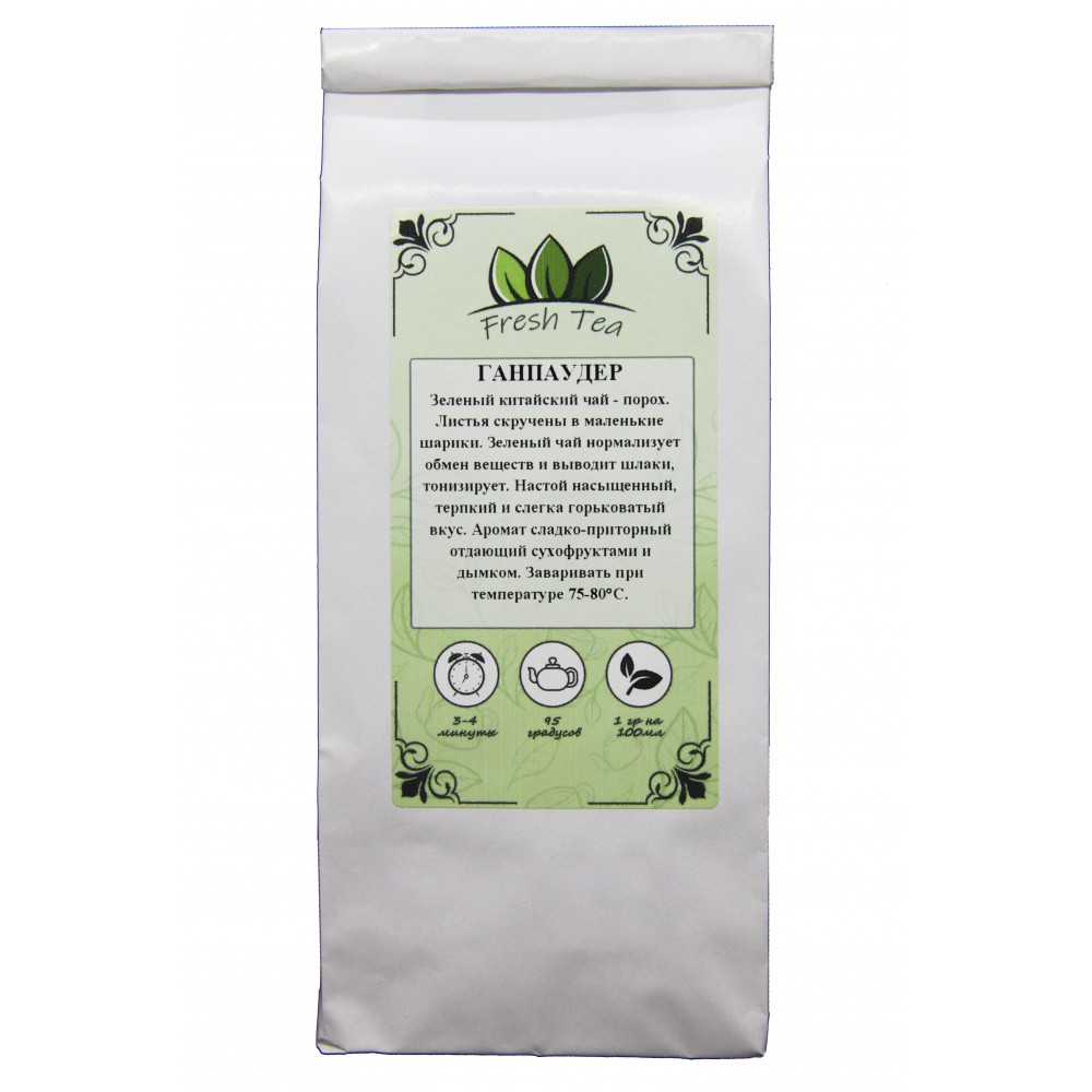 Купить Зелёный чай "Ганпаудер" в интернет-магазине кофе Fresh Coffee